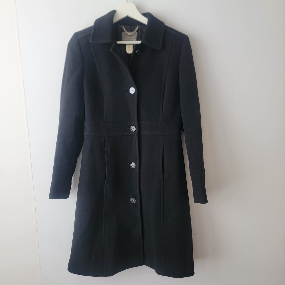 J.Crew women's Double-Cloth Wool Lady Day Coat Thinsulate size 4 pockets